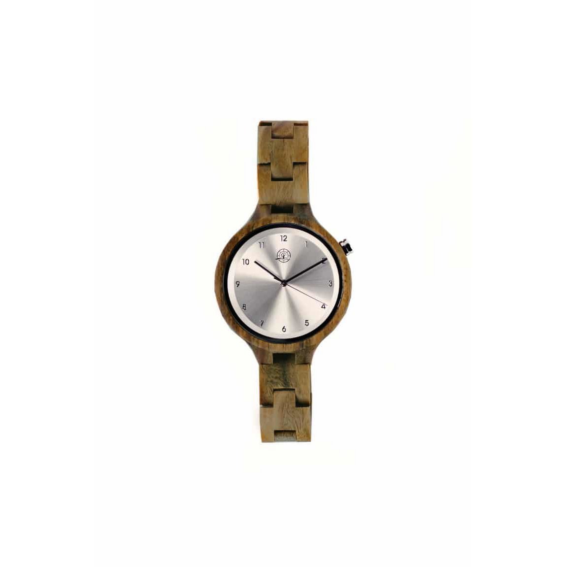 Greenwatch | Gnade | Holzuhr Damen | Grünes Sandelholz