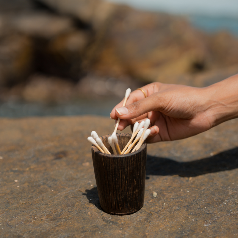 Bamboo Cotton Buds | 100 Pack | Plastic-Free