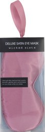WS Deluxe Satin Eye Mask Plum