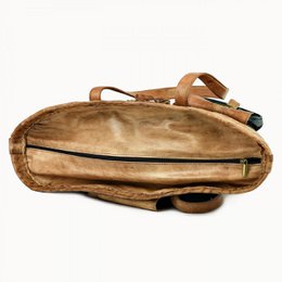 Leather Basket 'Saint Tropez'