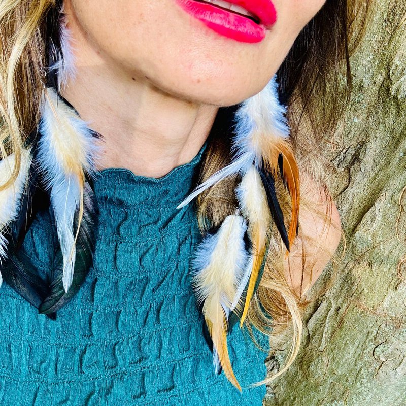 Wild soul - Boho earrings with long springs