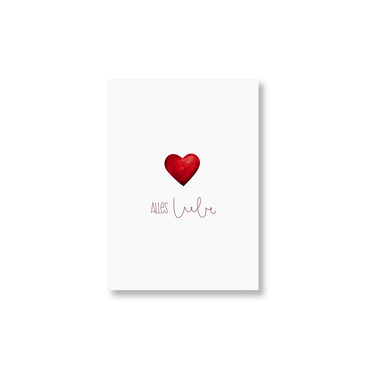 Postkarte ohne Briefumschläge 1 Karte