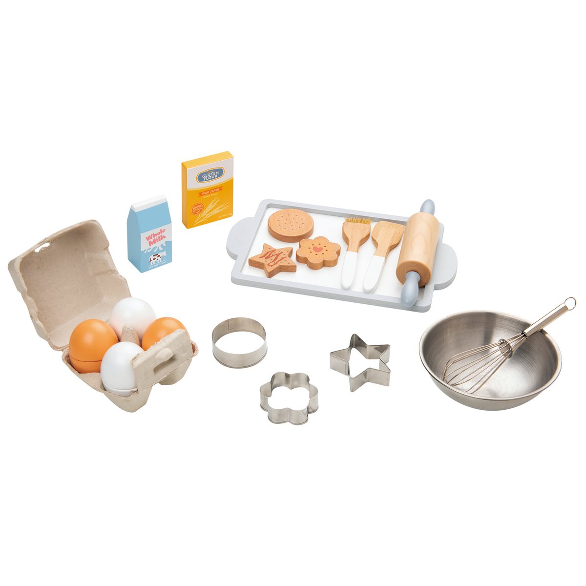 Set para hornear de madera Lelin® – 13 piezas