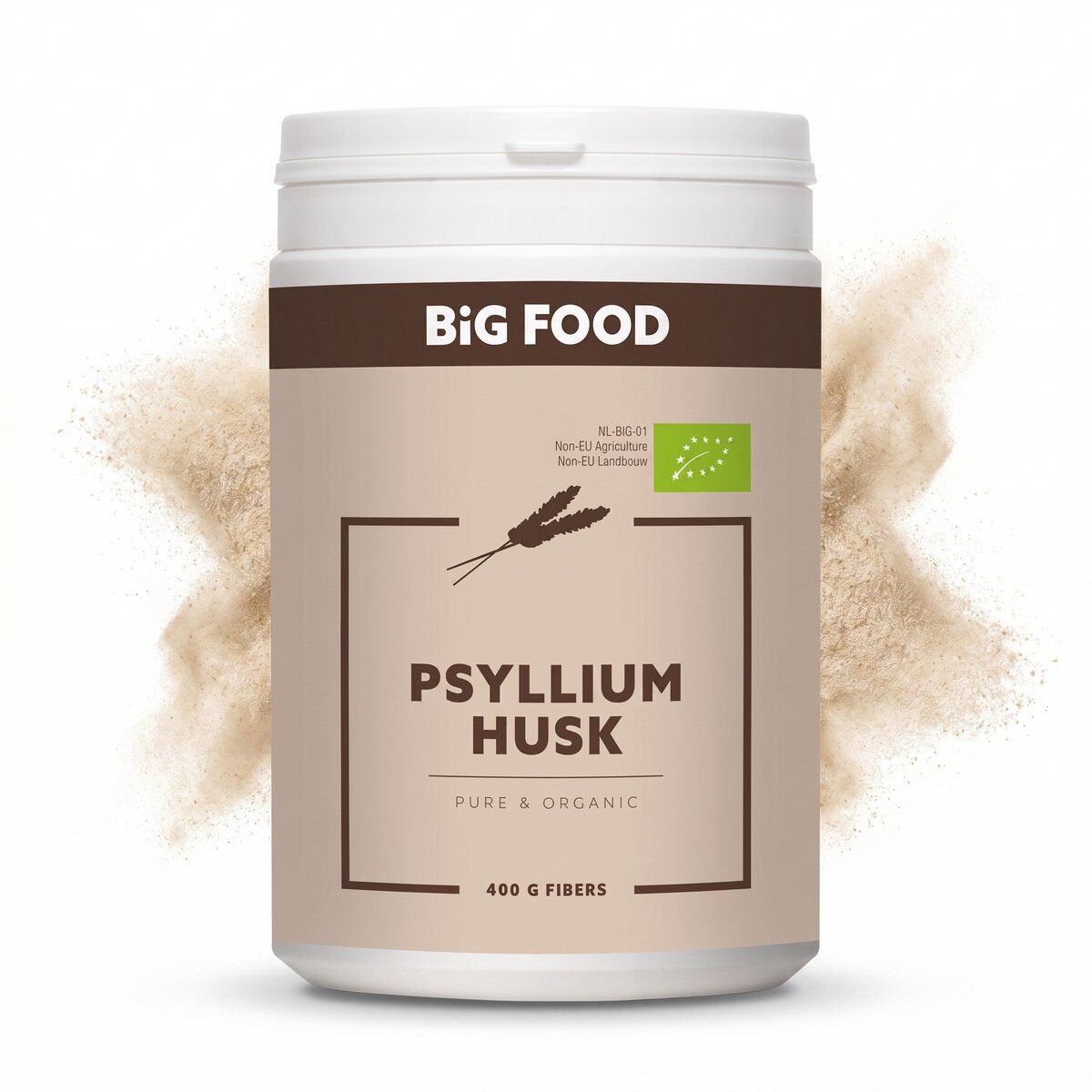 Big Food - Psylliumschilvezel Puur en biologisch - 400 g