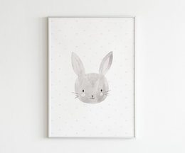 Poster - Acquerello di coniglio