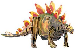 MierEdu - Flytbart 3D-puslespil - Stegosaurus