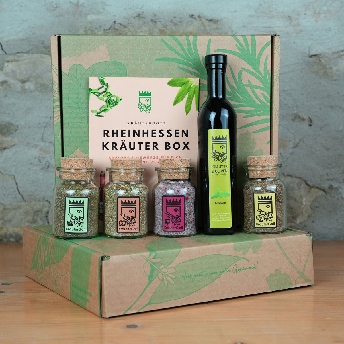 Rheinhessen herb box + basil oil