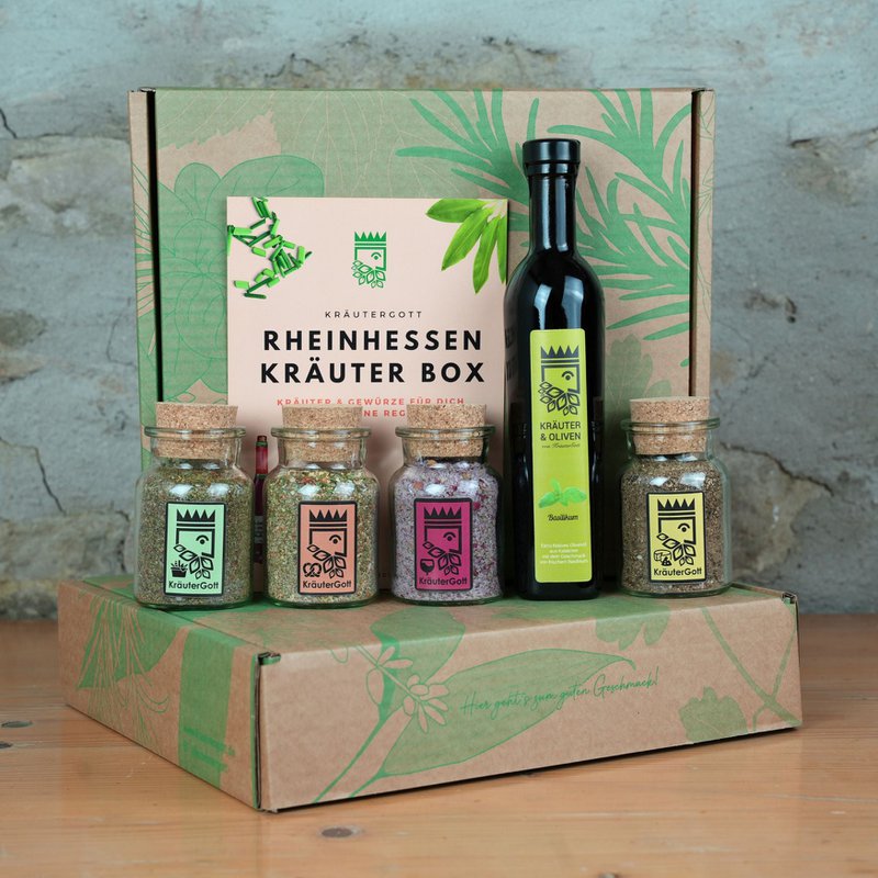 Rheinhessen herb box + basil oil