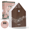 Melodiez Deluxe - Box inkl. Batterien und 5 natürliche Vogel-, Meeres-, Grillen- und Dschungelgeräusche – Vogelgeräuschhaus mit Sensor