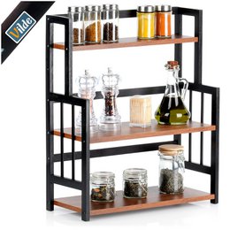 Kitchen Shelf Wooden 3-Level 41.5x18.5x50 cm