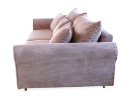 ASTRID 4-seater sofa/sofa bed Corduroy Dusty Pink removable & washable covers