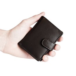 Cardprotector - Miniwallet - Mini wallet - Leather card holder leather - Credit card holder In 11 Colors