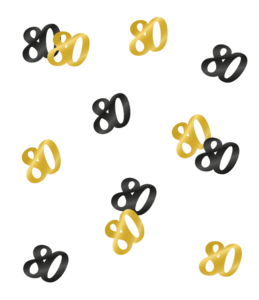 Classy party table confetti - 80