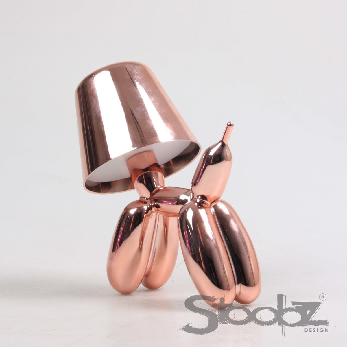 Balloon dog LED table lamp 16x10x18 cm Rose gold