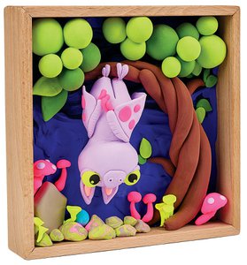 Okto Sensory Art Wood En Craft - Kleine Wereld - Vleermuis