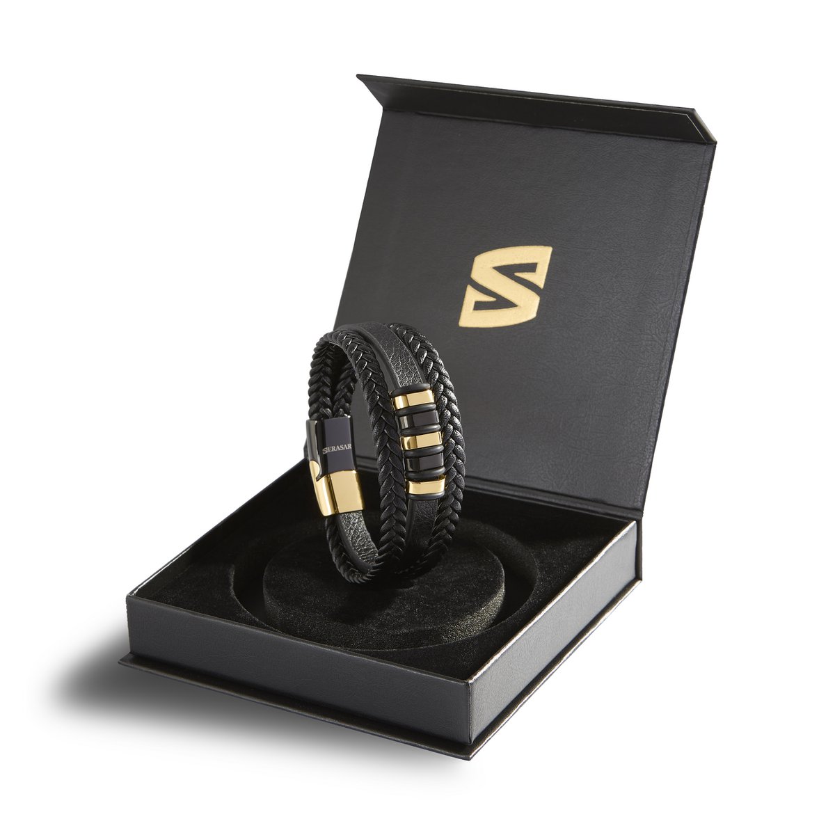 Bracelet en cuir "Gloire"