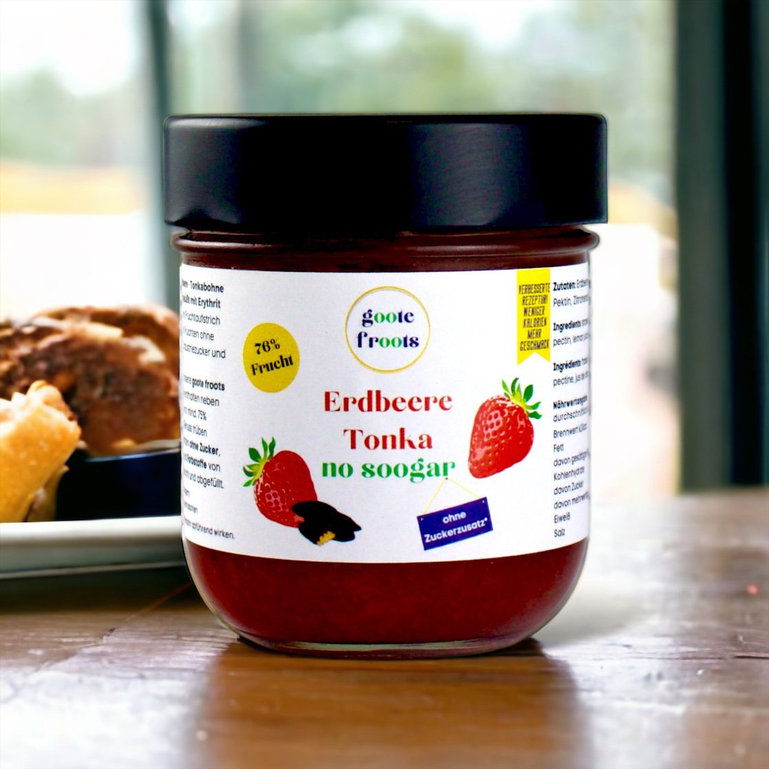 Frugtpålæg SUKKERFRI Strawberry Tonka 76% frugter