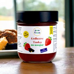 Frugtpålæg SUKKERFRI Strawberry Tonka 76% frugter
