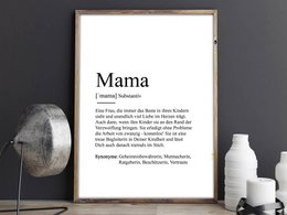 Definitie "mama" poster