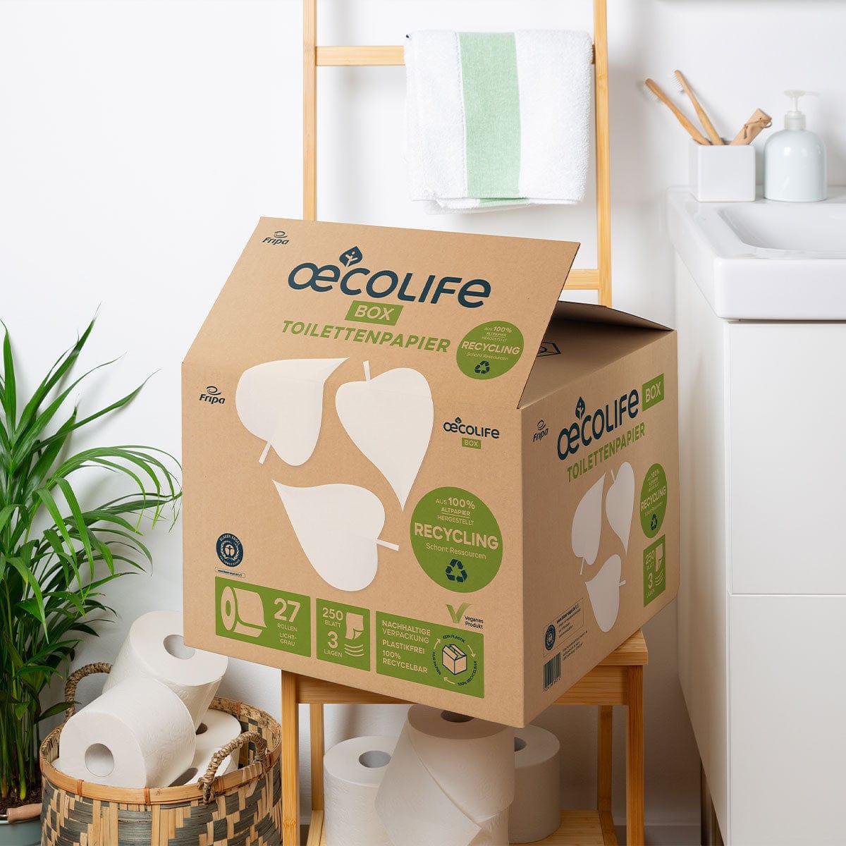 Boîte de papier toilette RECYCLAGE