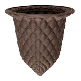 Plan B Black Negative - den 3D-printede selvvandende terracotta potte.