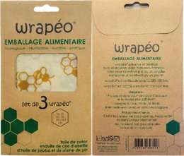 wrapéo bivoks - sæt med 3 S/M/L - 18x20 / 25x28 / 33x35,5 cm