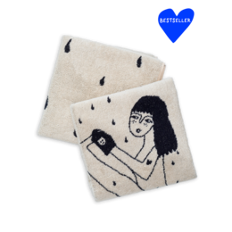 Handtuchset Yoga in der Dusche