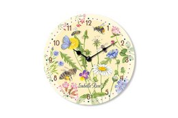 Wooden clock Meadow 15 cm Isabelle Rose
