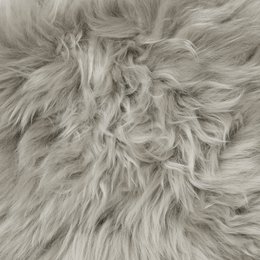 Classic sheepskin seat cover_Silver Beige
