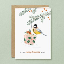 Christmas card | Great Tit | Birds