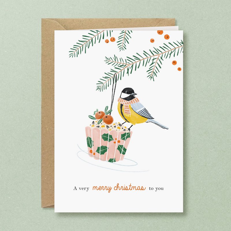 Christmas card | Great Tit | Birds