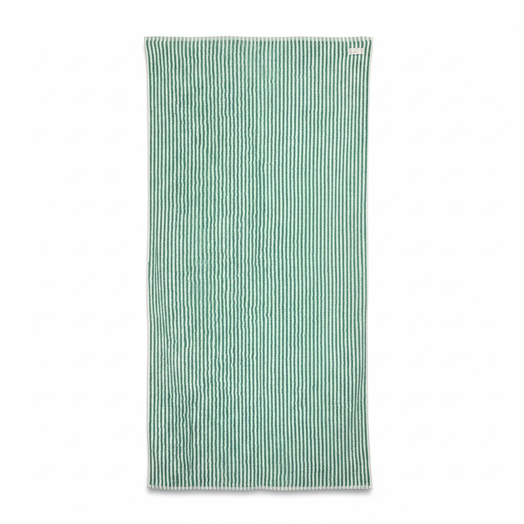 Badetuch | Germany | Grüne Streifen | 170x85 cm