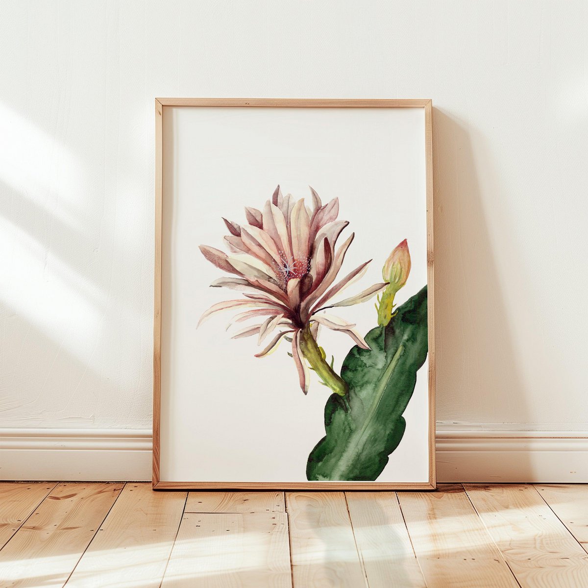 Kunstdruck - Red Cactus Flower