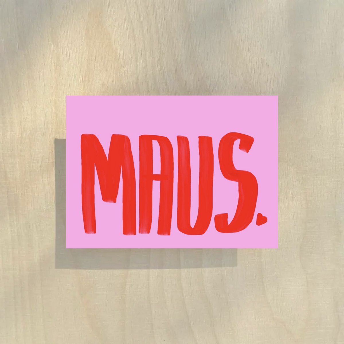 Maus pinky Postkarte