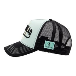 Trucker cap 'Petrolhead' in turquoise