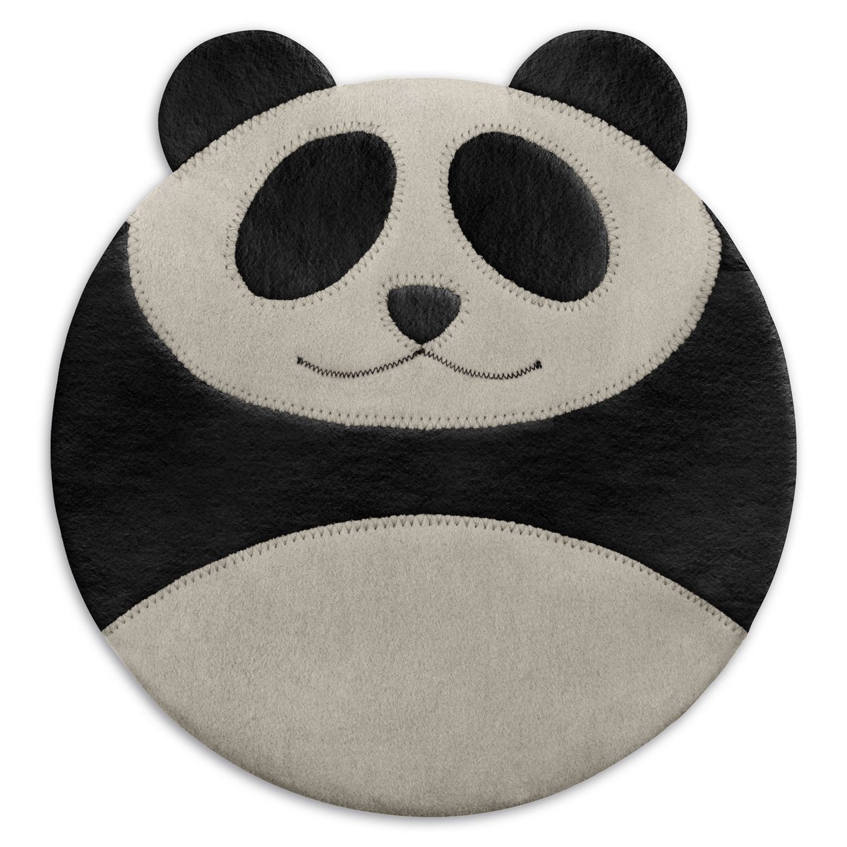 Bio-Körnerkissen mikrowellengeeignet, aus 100% Naturmaterialien, Wärmekissen für den Bauch, Panda