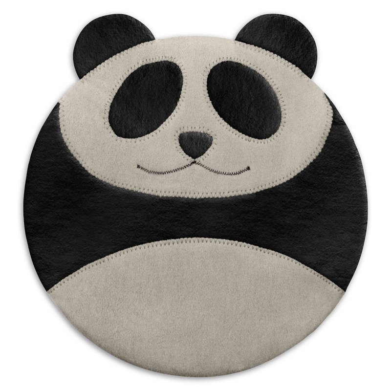 Bio-Körnerkissen mikrowellengeeignet, aus 100% Naturmaterialien, Wärmekissen für den Bauch, Panda