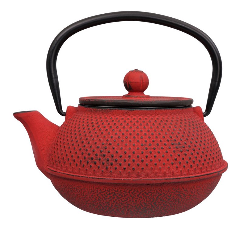 Teaclassix Arare theepot 0,80 ltr, Japans rood