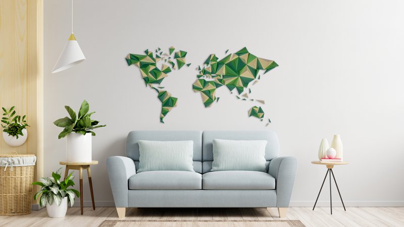 Wereldkaart - Natuur