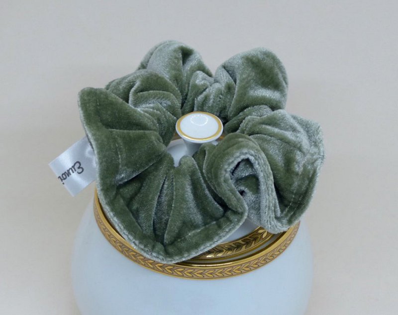 Scrunchie Oliven