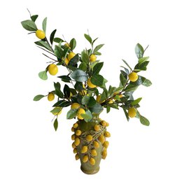 Flores artificiales - Ramo L - Lemon Glow - 80cm