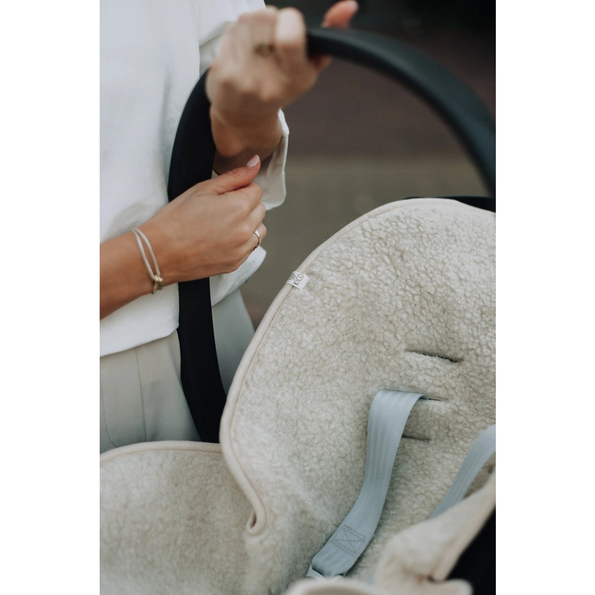 Underlay for buggy or Maxi-Cosi – Merino wool