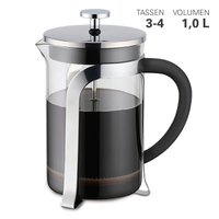 Persfilterkan borosilicaatglas / RVS 1 l