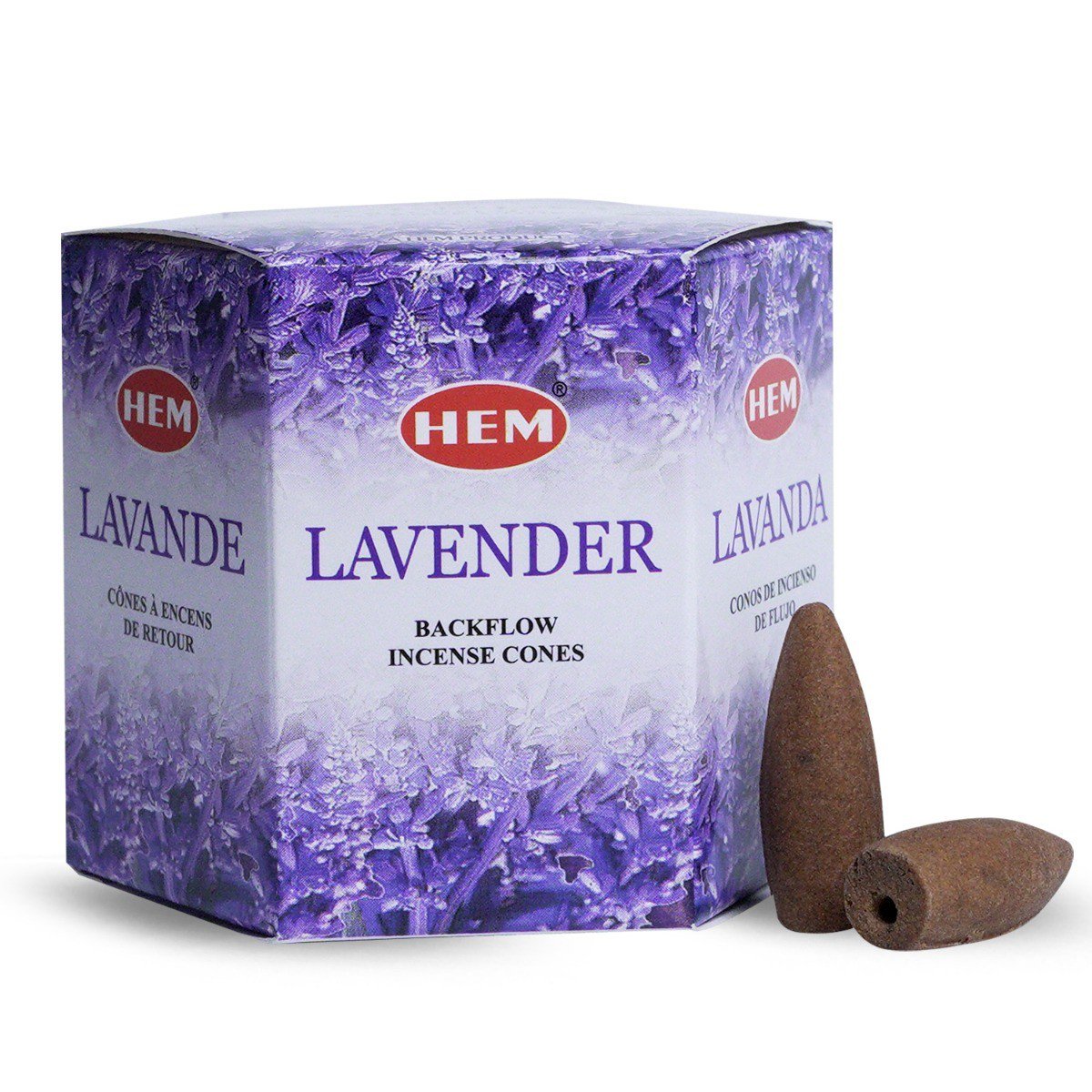 Hem Backflow Cones Lavender