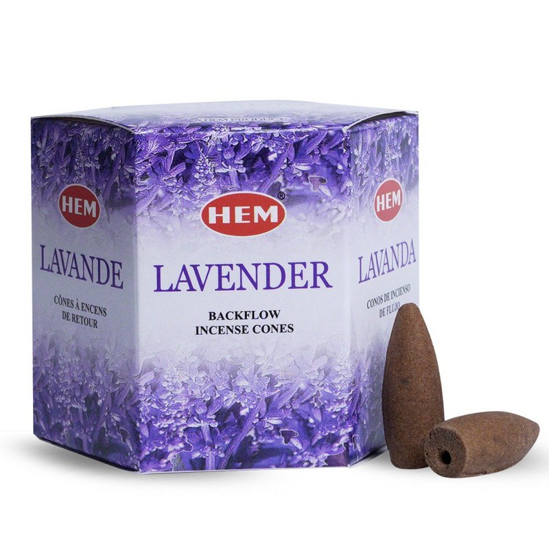 Hem Backflow Cones Lavender