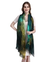 Digital Print Stole of Fine Wool – Fairtrade & Sustainable 3