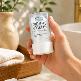 DEODORANTE IN STICK CON PIETRA DI ALLUME NATURALE AL 100% - 115G