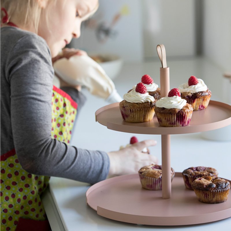 BIG HUG CAKE STAND 2 LEVEL - bone