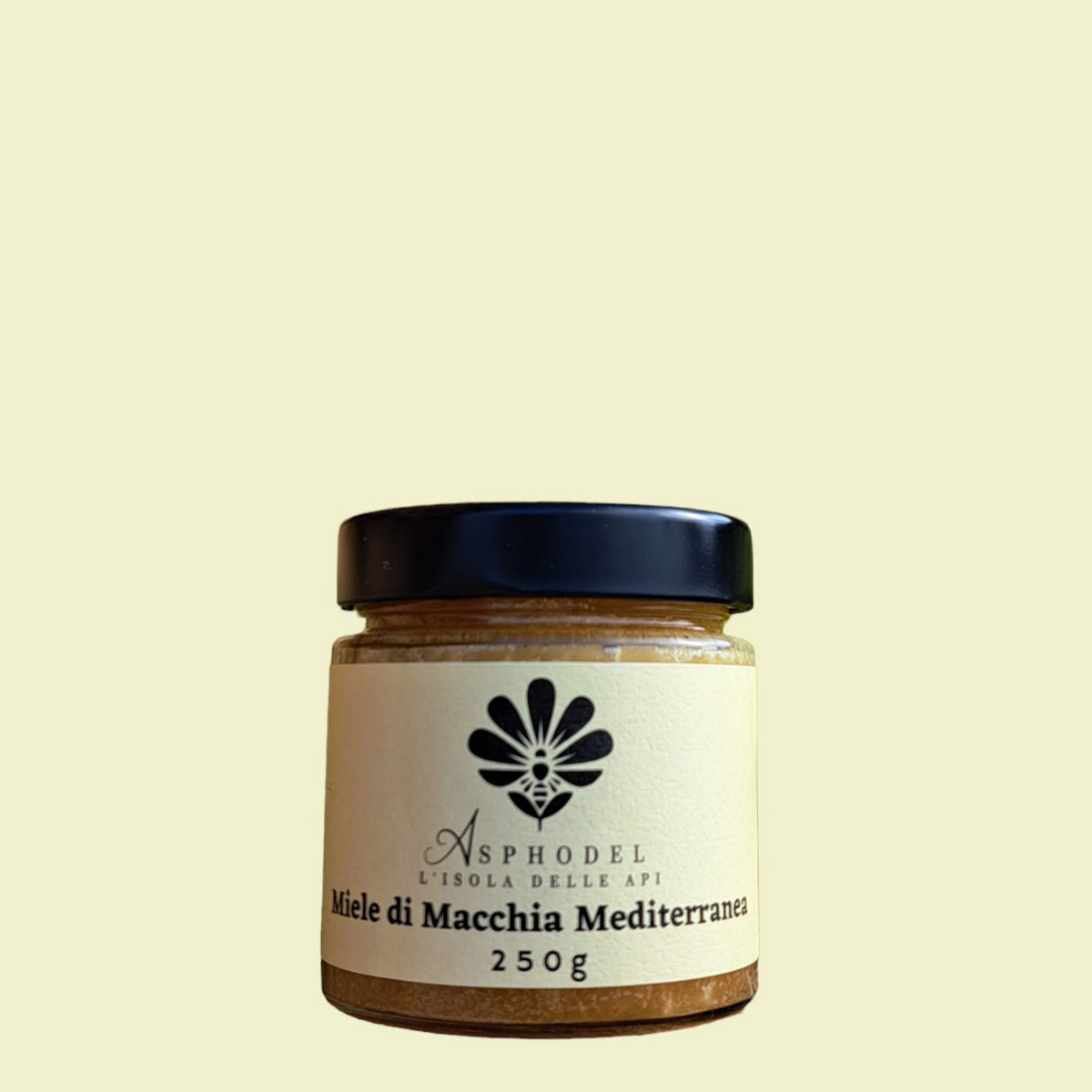 Wilde Mediterrane Bush-honing - 100% Sardijnse rauwe honing - natuurlijk - 250 g
