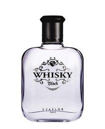A 100ml bottle of WHISKEY BLACK eau de toilette, a men's perfume with a classic, sophisticated scent.